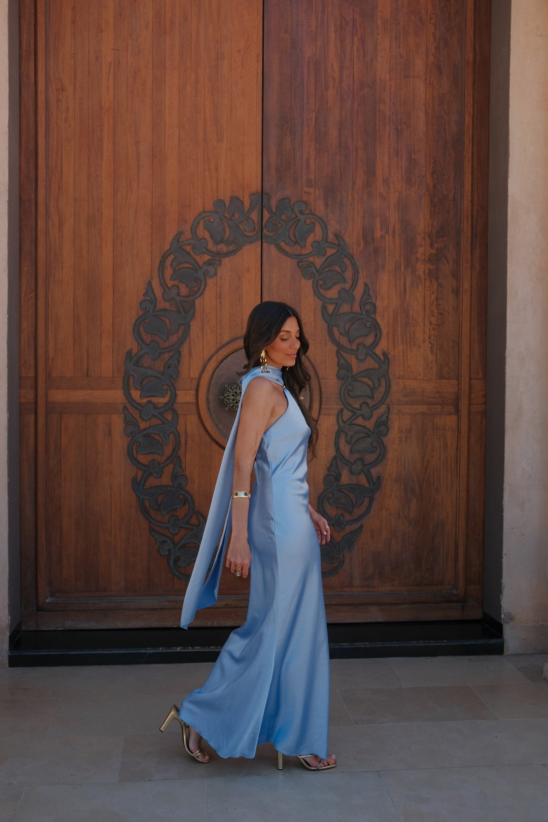 Vestido Safira em azul céu