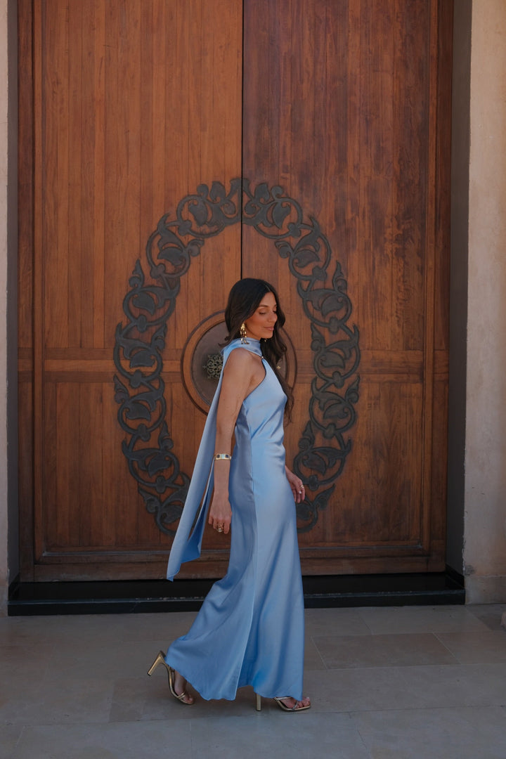 Vestido Safira em azul céu