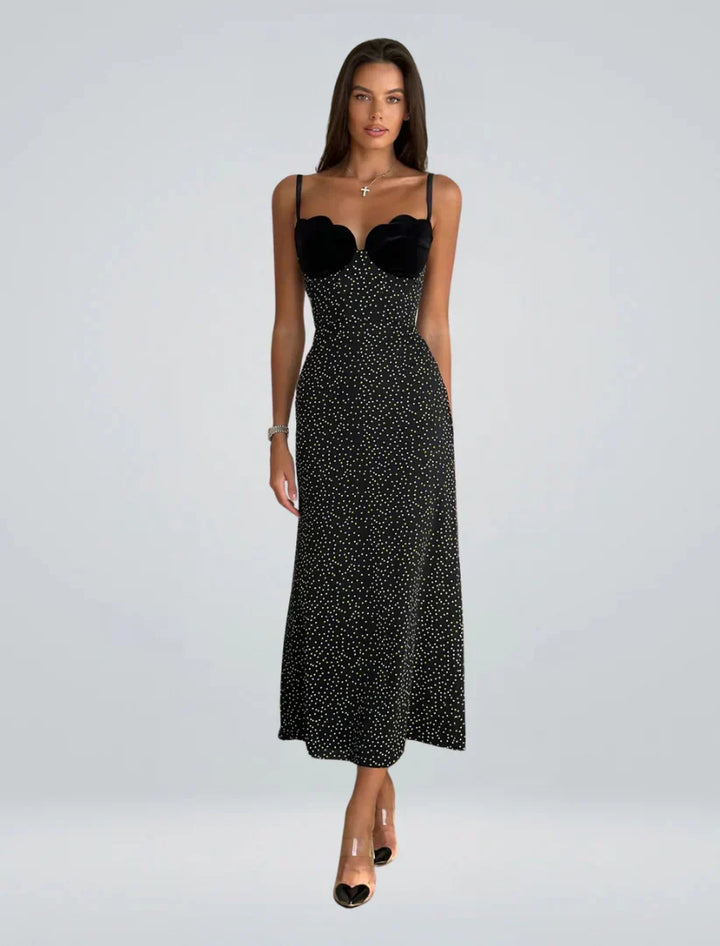 Aria | Vestido Midi Preto