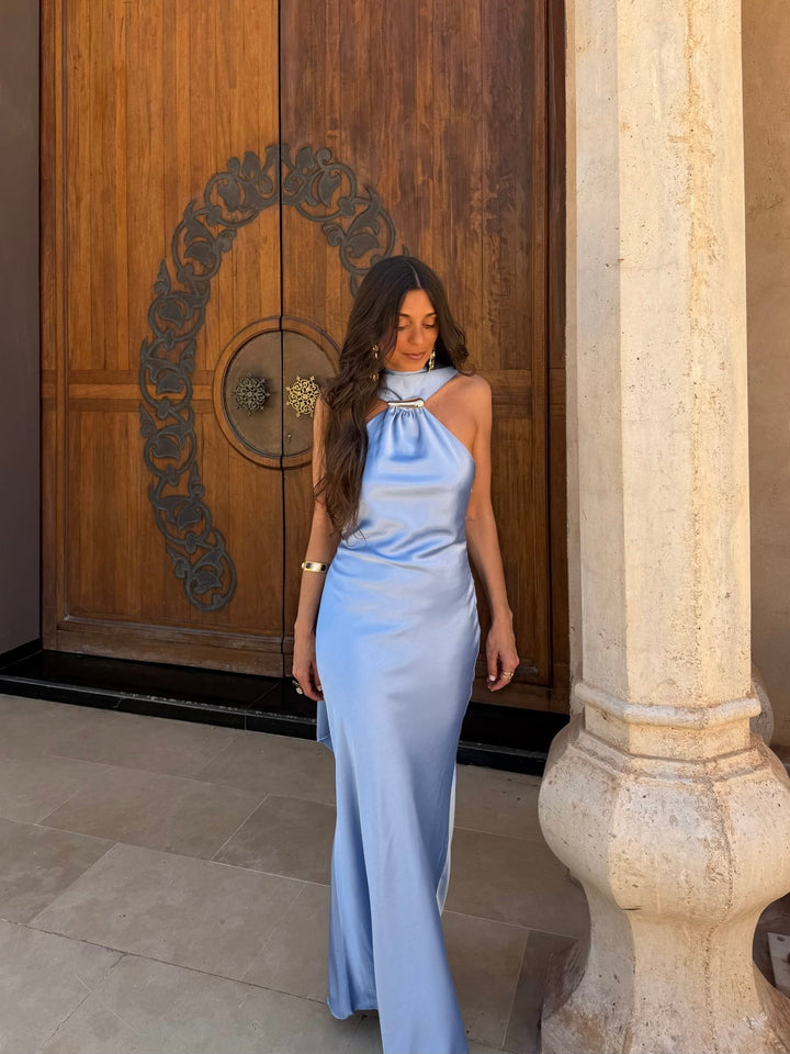 Vestido Safira em azul céu