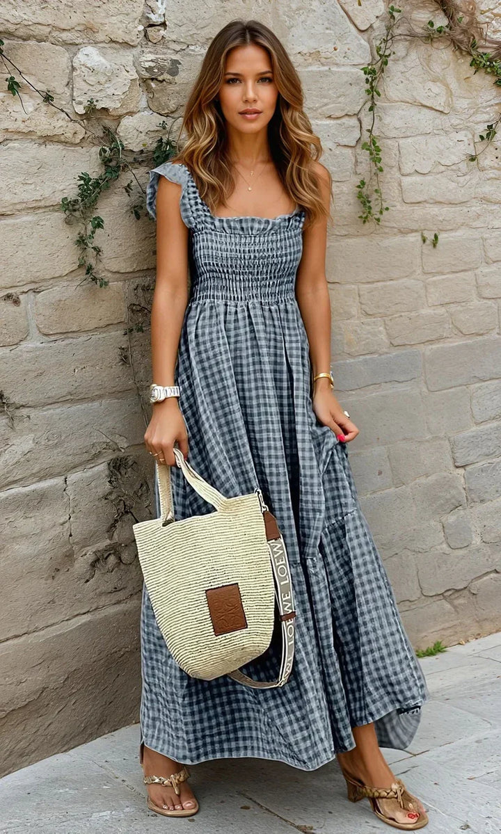 Ana | Vestido de xadrez