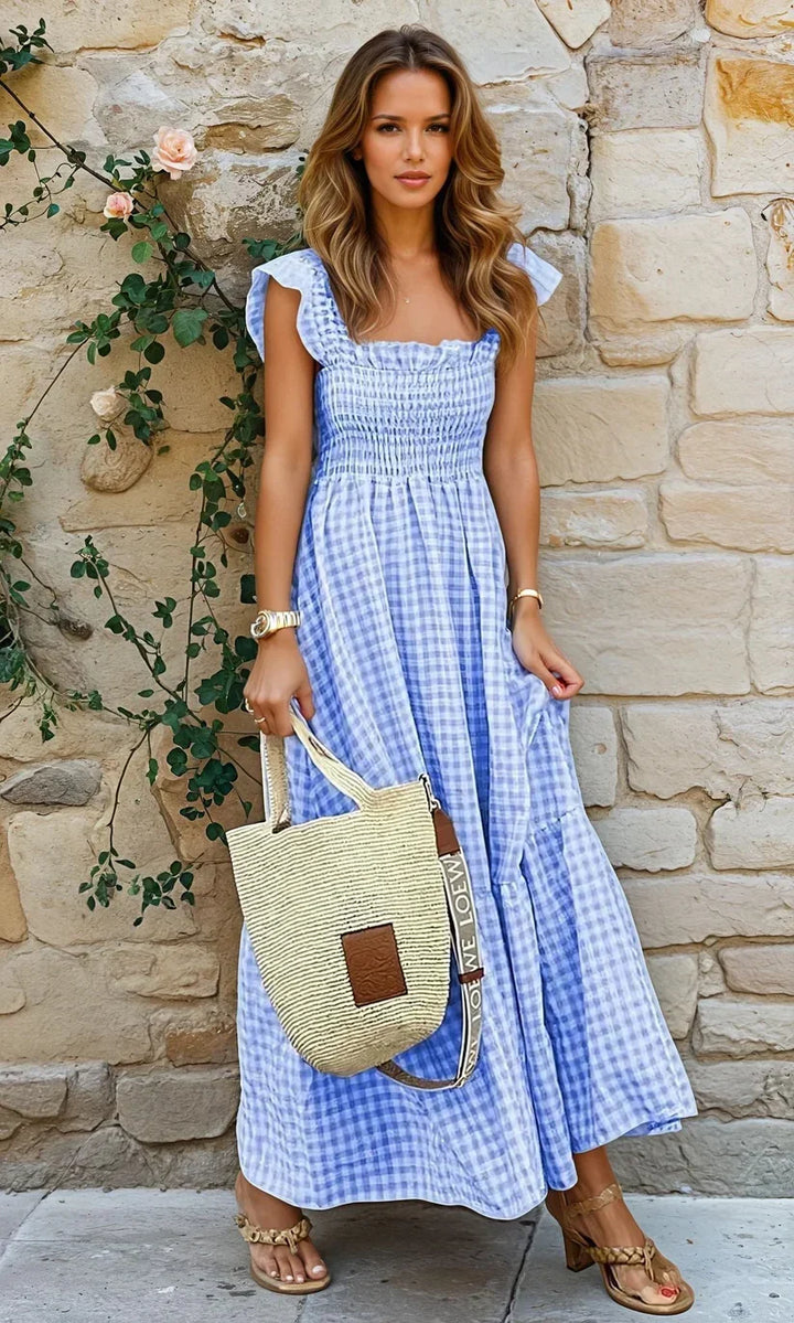 Ana | Vestido de xadrez