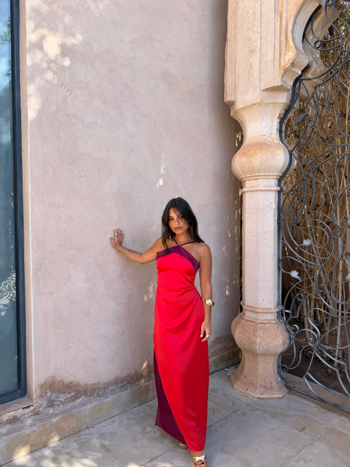 Vestido Oasis em vermelho