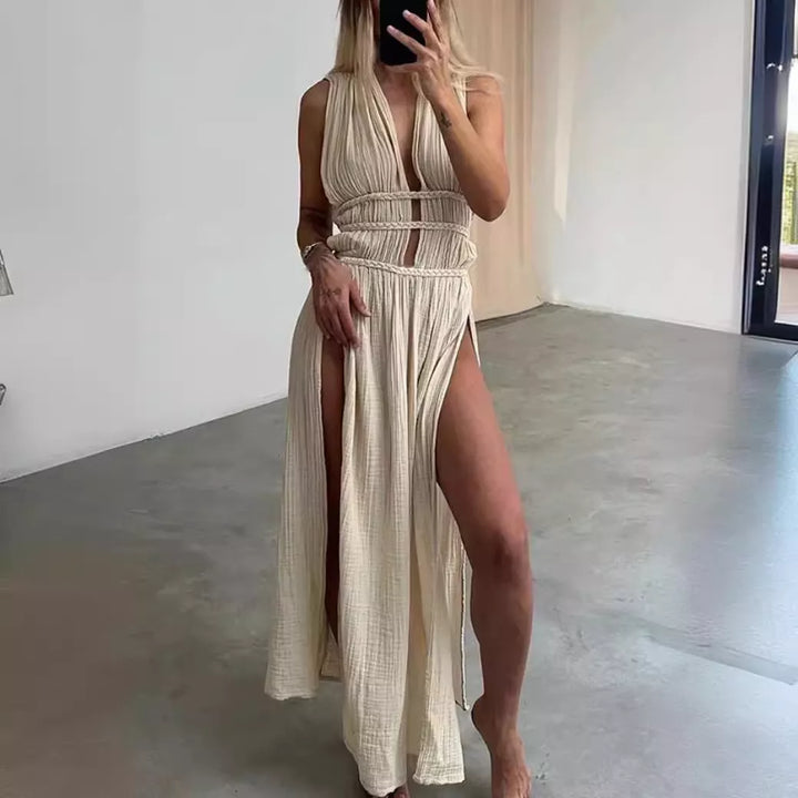 Afra | Vestido Longo Sem Mangas