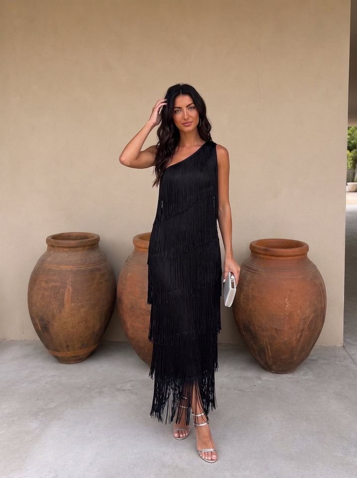 Laura | Vestido com franjas
