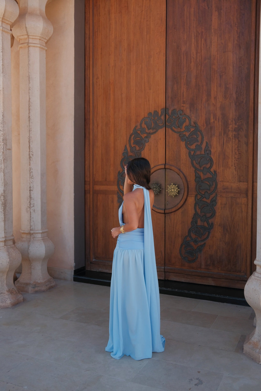 Paloma / Vestido em azul