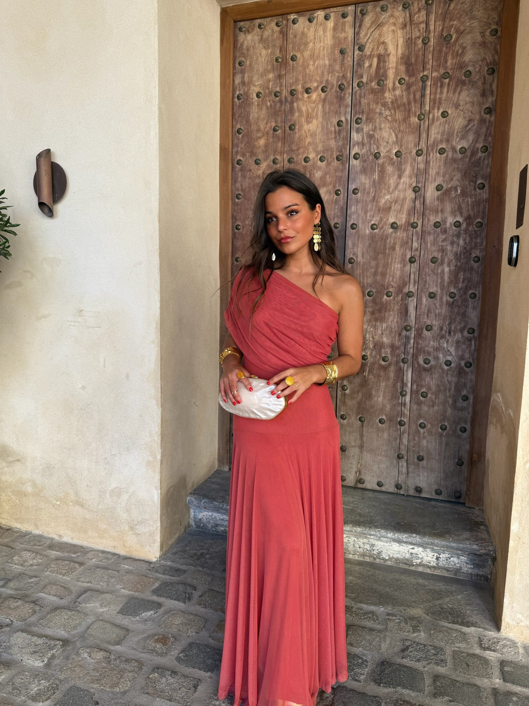 Vestido de Toledo em rosa