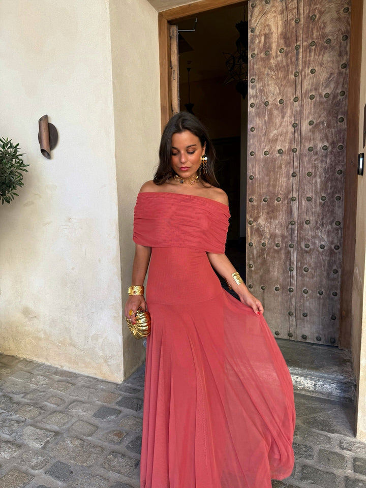 Vestido de Toledo em rosa