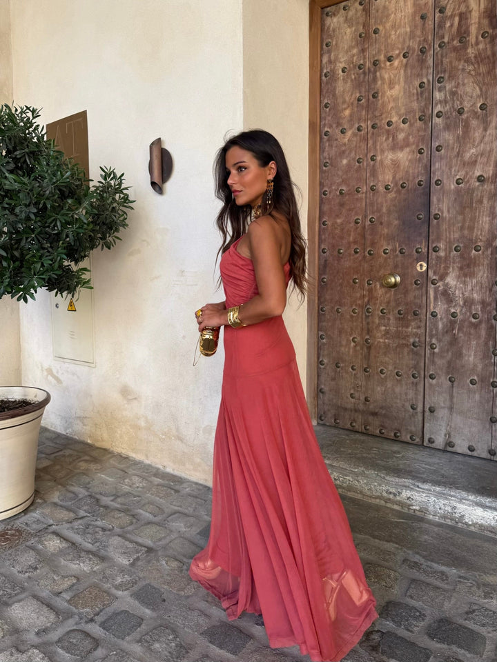 Vestido de Toledo em rosa