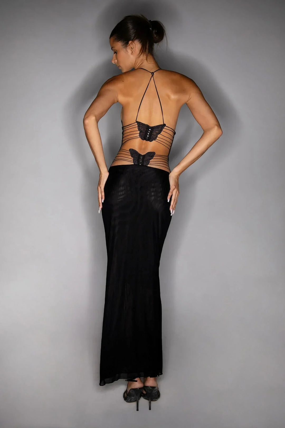 Shira | Vestido com costas borboleta