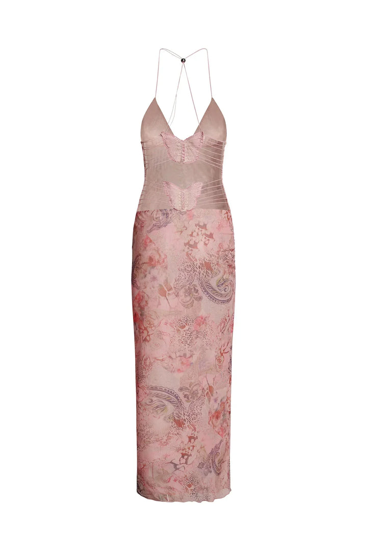 Shira | Vestido com costas borboleta