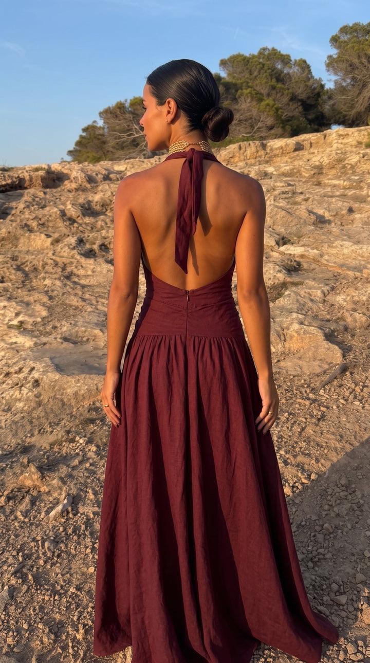 Aina / Vestido em terracota