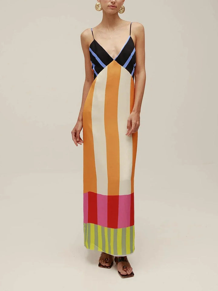 Elsa | Vestido Longo Multicolorido