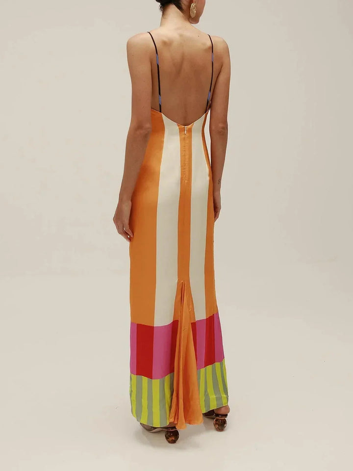 Elsa | Vestido Longo Multicolorido