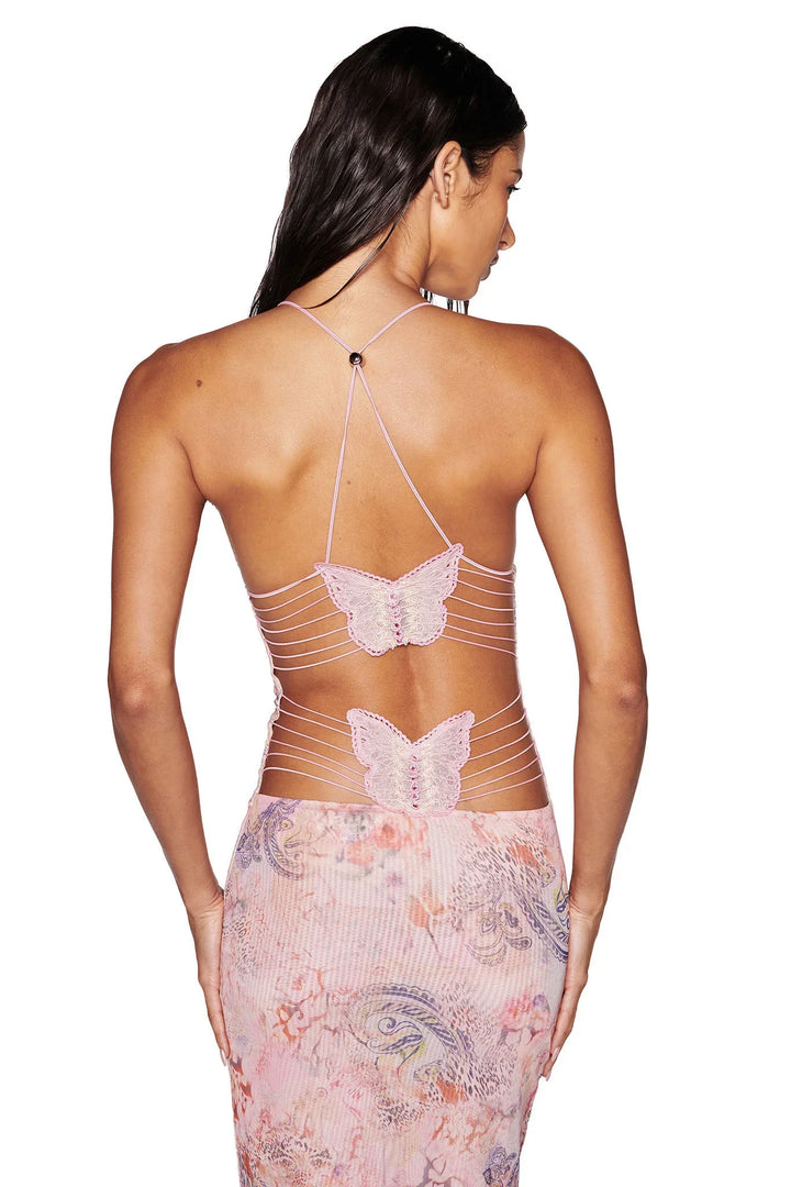 Shira | Vestido com costas borboleta