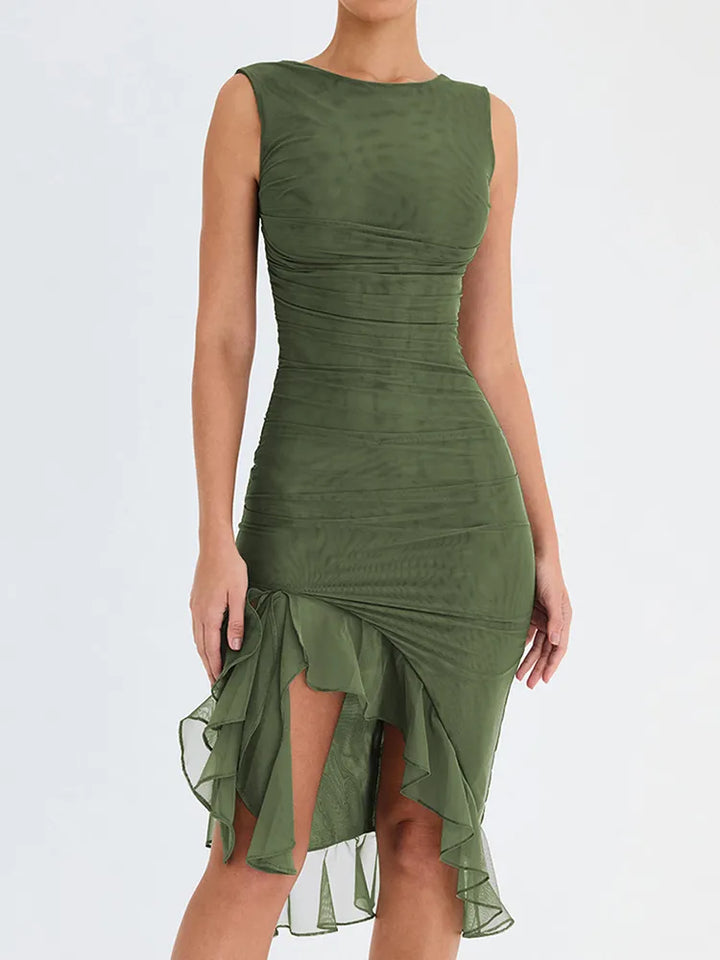 Vida | Vestido Midi com Volantes