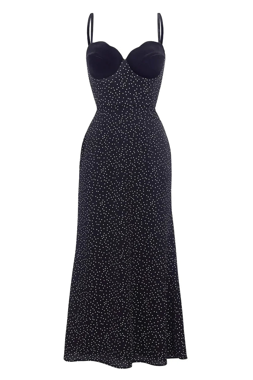 Aria | Vestido Midi Preto