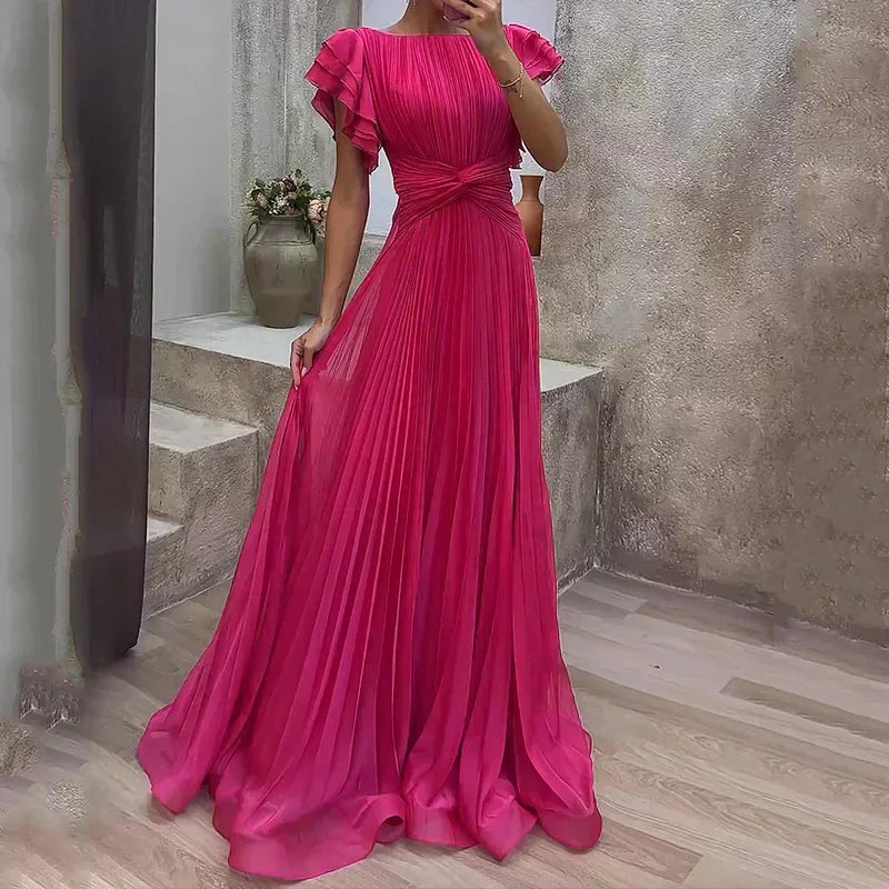 Abigail™ | Vestido de noite plissado