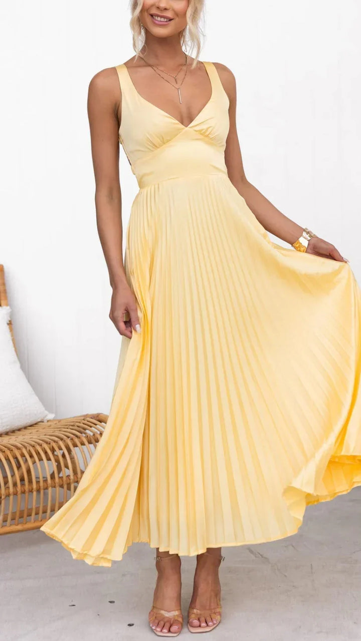 Aby | Vestido com decote em V