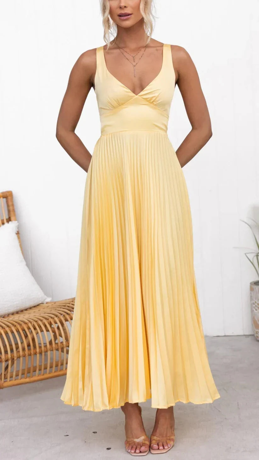 Aby | Vestido com decote em V