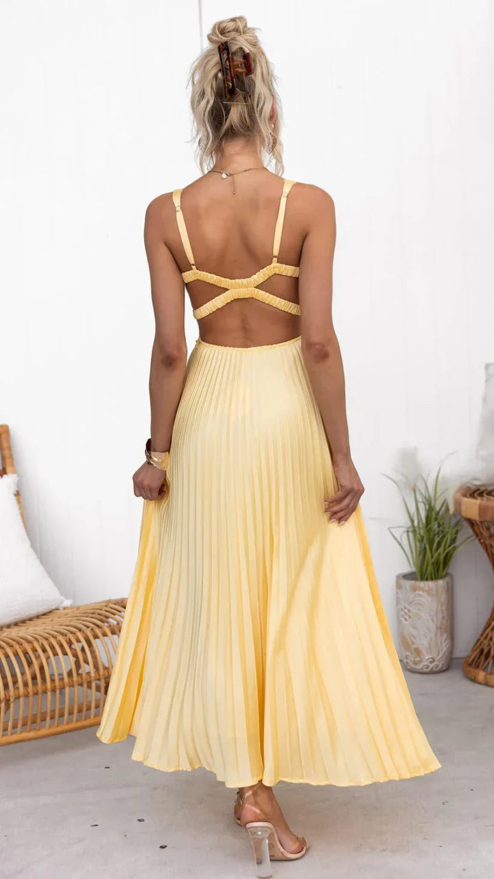 Aby | Vestido com decote em V