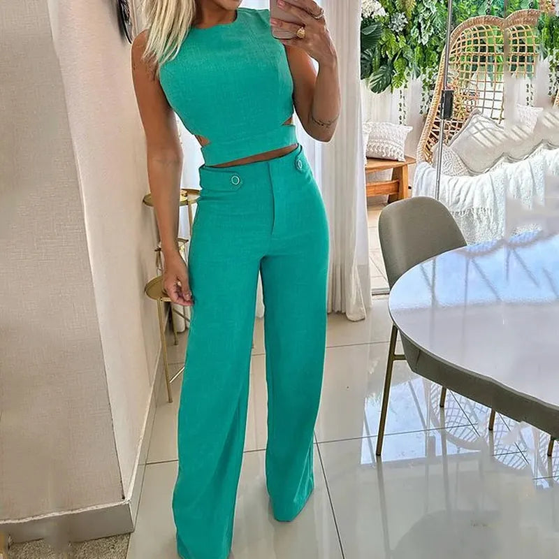 Lidia | Conjunto Top e Calças