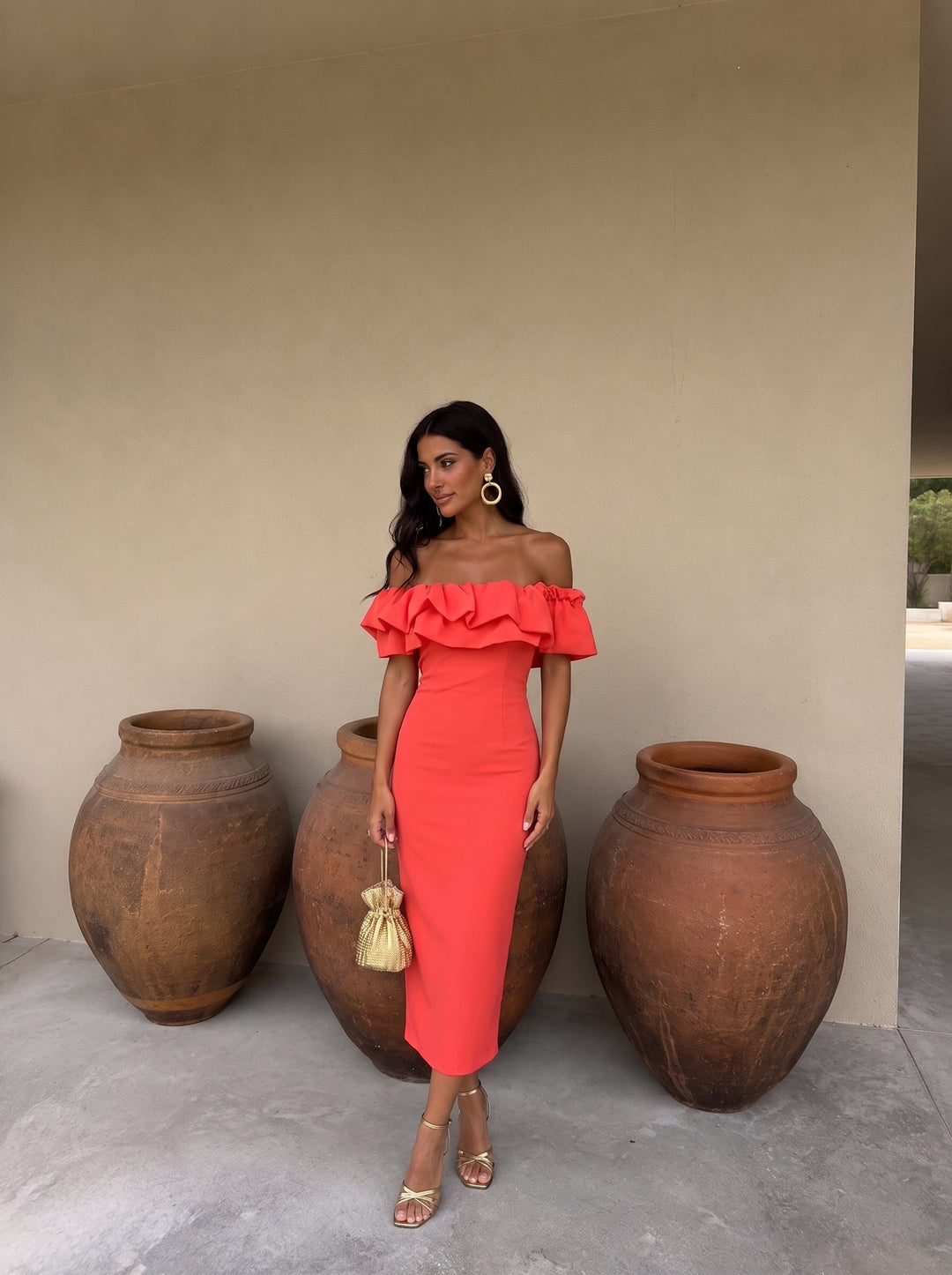 Adaya | Vestido Midi Sem Mangas