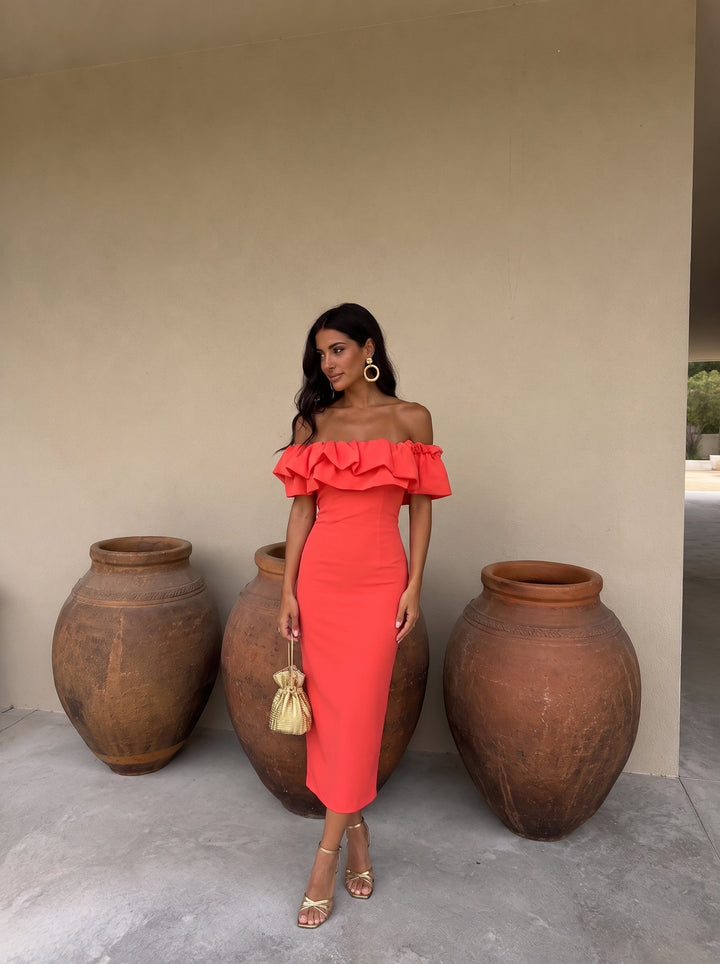 Adaya | Vestido Midi Sem Mangas
