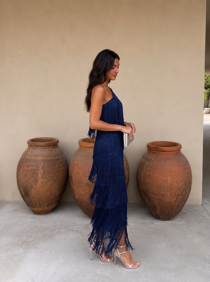 Laura | Vestido com franjas