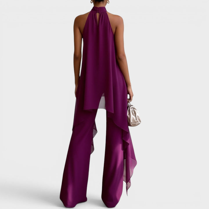 CLARA – Conjunto Elegante com Decote Halter