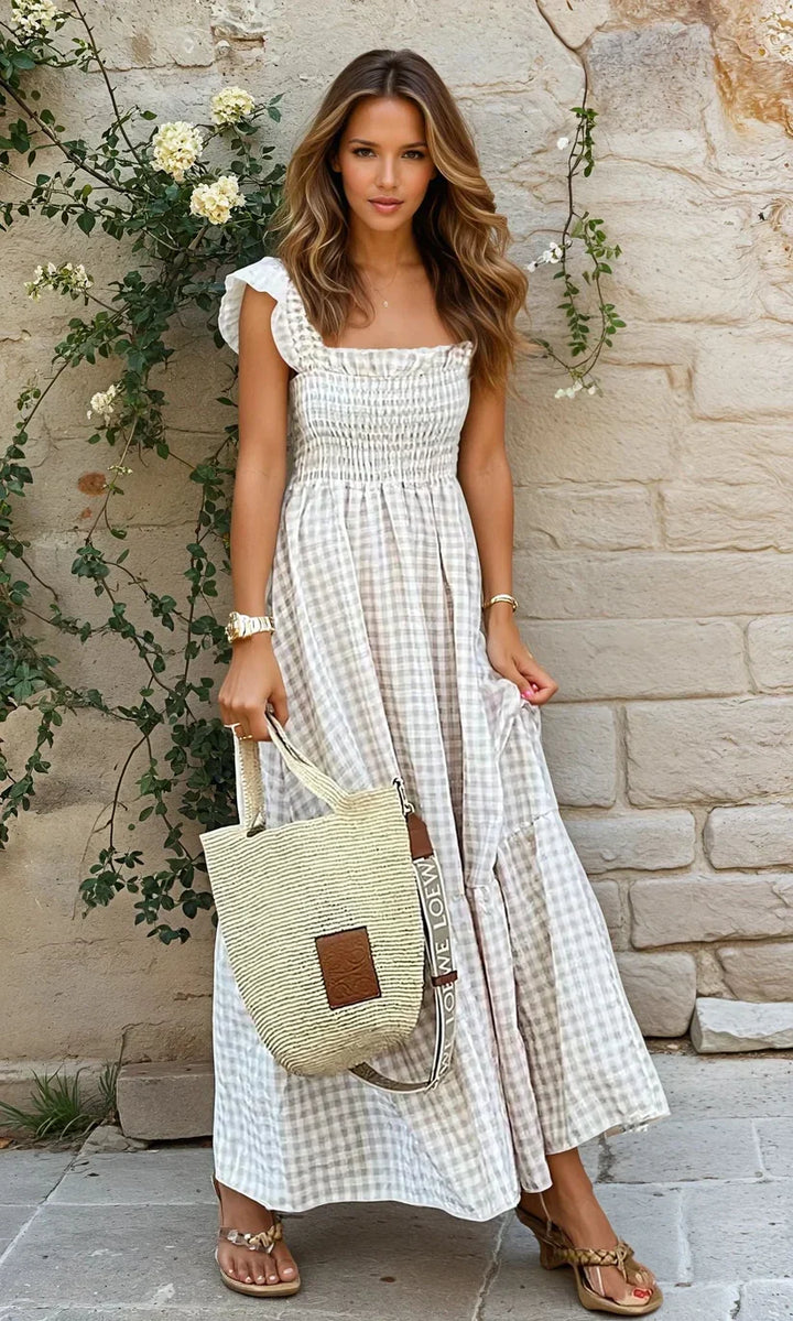 Ana | Vestido de xadrez