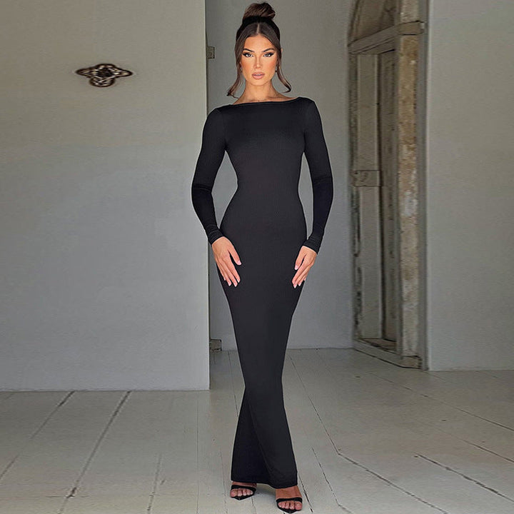 Milan | Vestido Longo Sem Costas