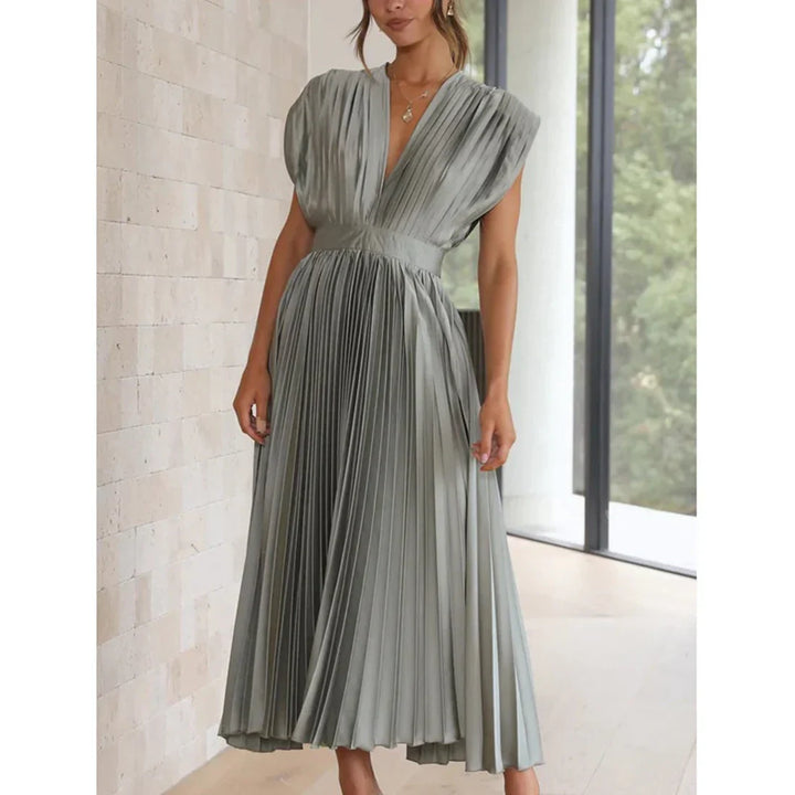 Alice | Vestido Midi Plissado