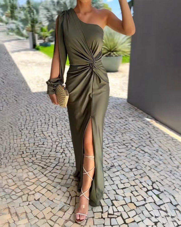 Évora | Vestido Longo de Cetim