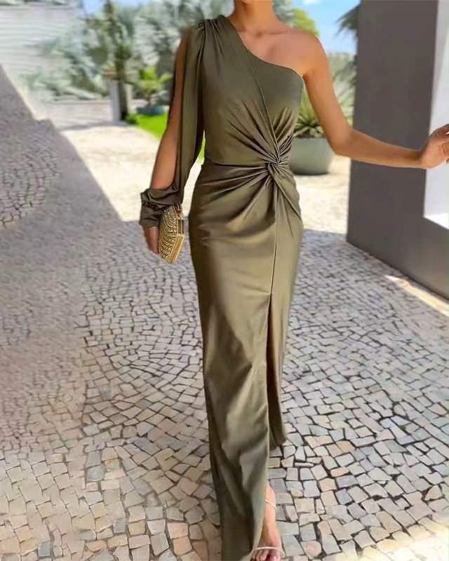Évora | Vestido Longo de Cetim