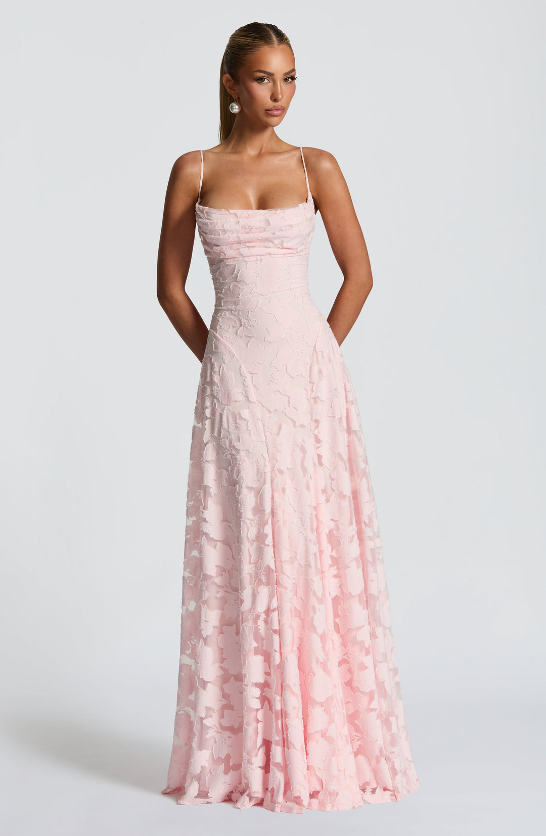 Francisa | Vestido Longo com Corsete de Renda