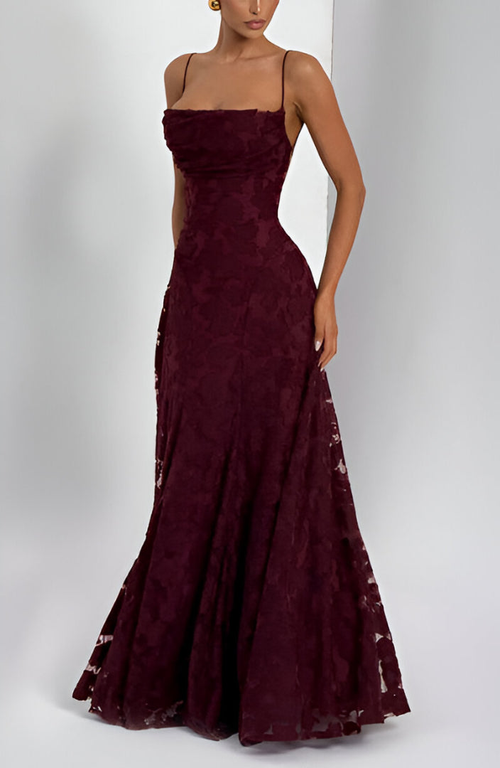 Francisa | Vestido Longo com Corsete de Renda
