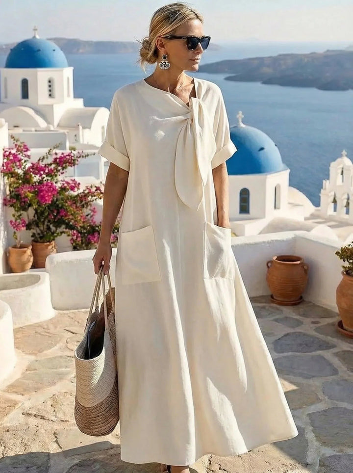 Fleur™ Vestido elegante com bolsos
