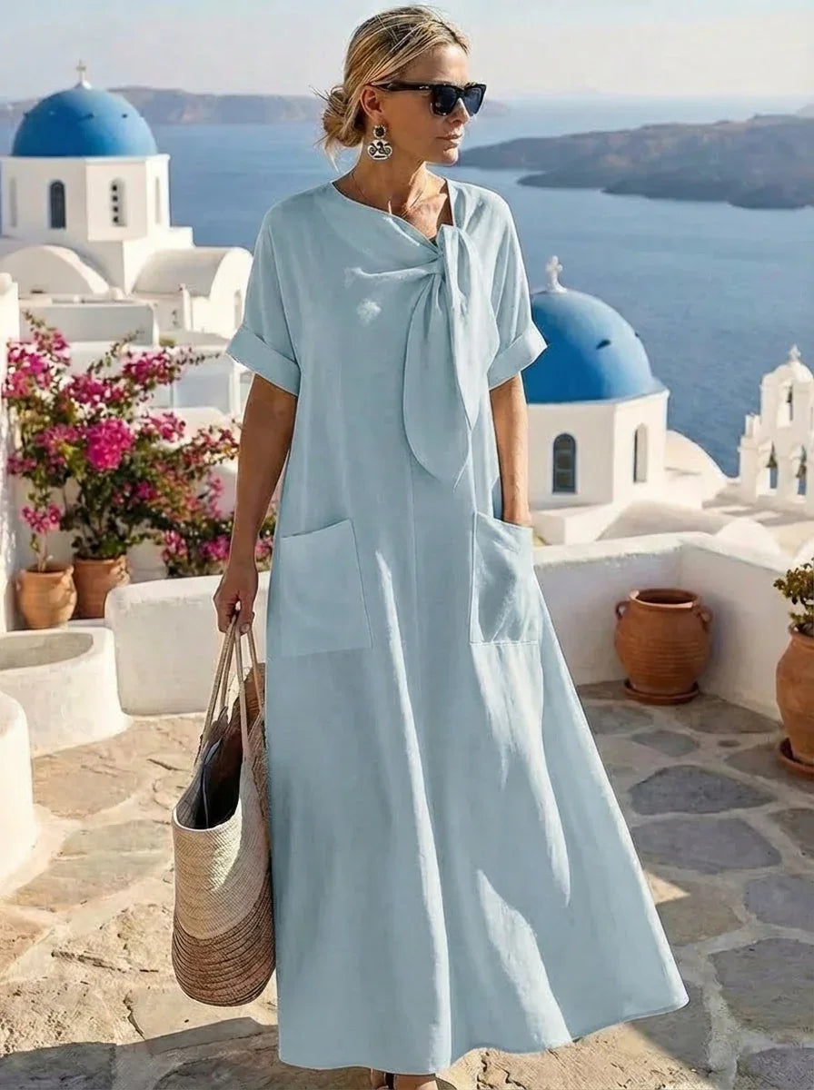 Fleur™ Vestido elegante com bolsos