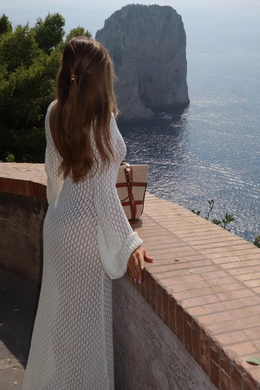 Marina | Vestido Midi de crochê