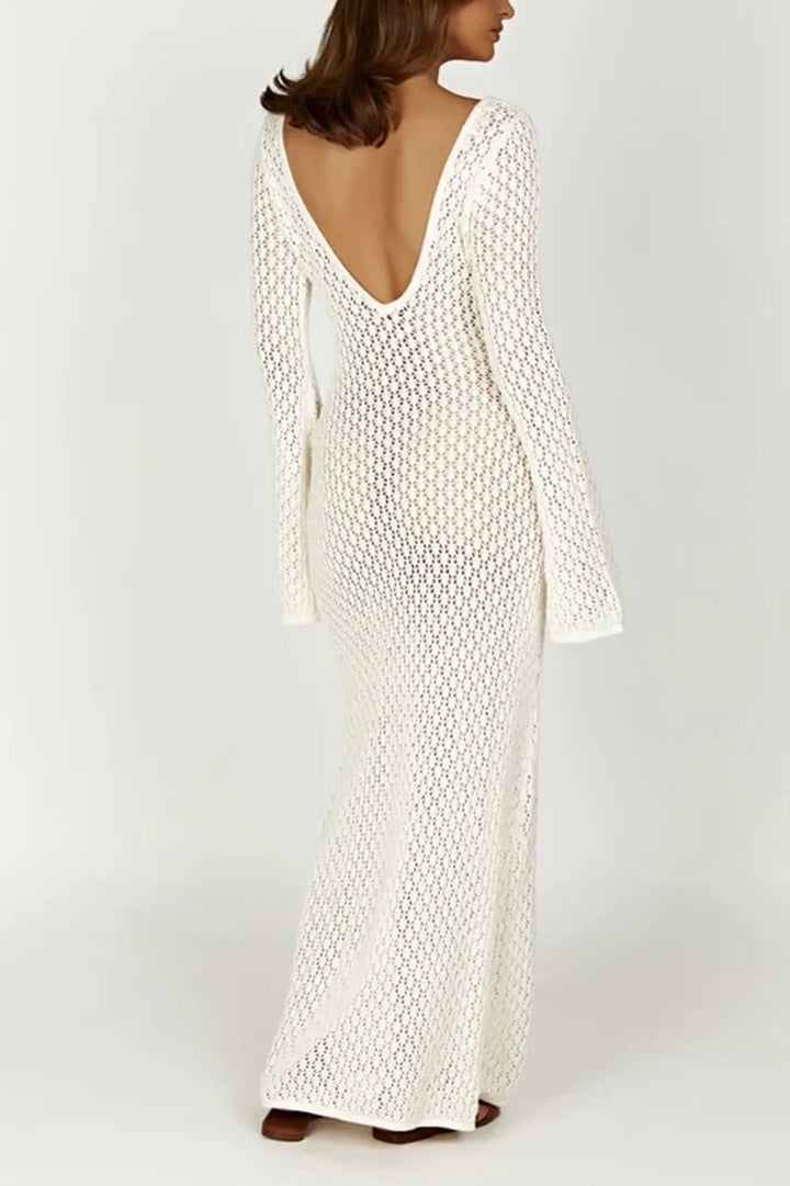 Marina | Vestido Midi de crochê