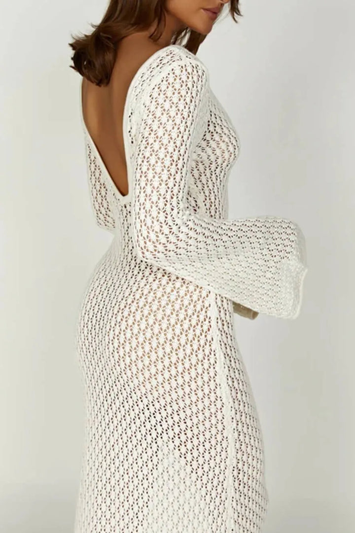 Marina | Vestido Midi de crochê