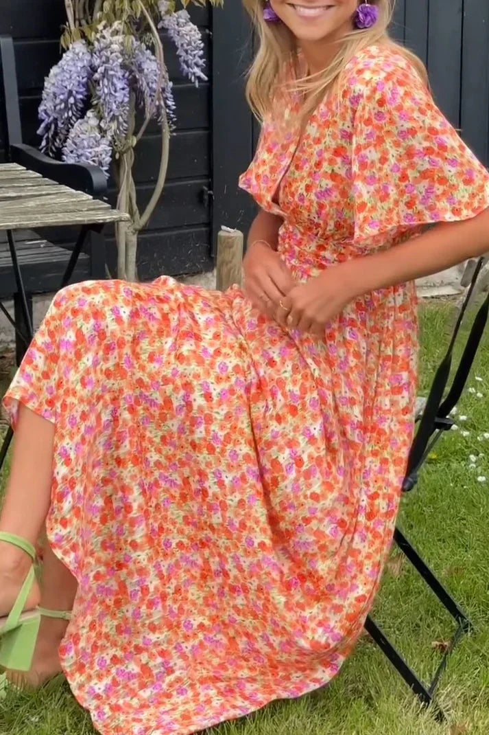 Naomi | Vestido Longo com Decote em V