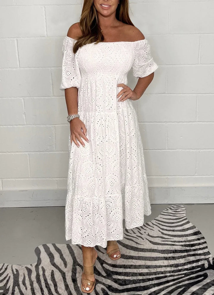 Rita | Vestido Longo Calado