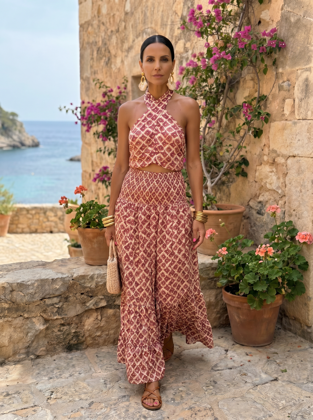 Elsa | Conjunto Elegante com Design de Ombros Descobertos