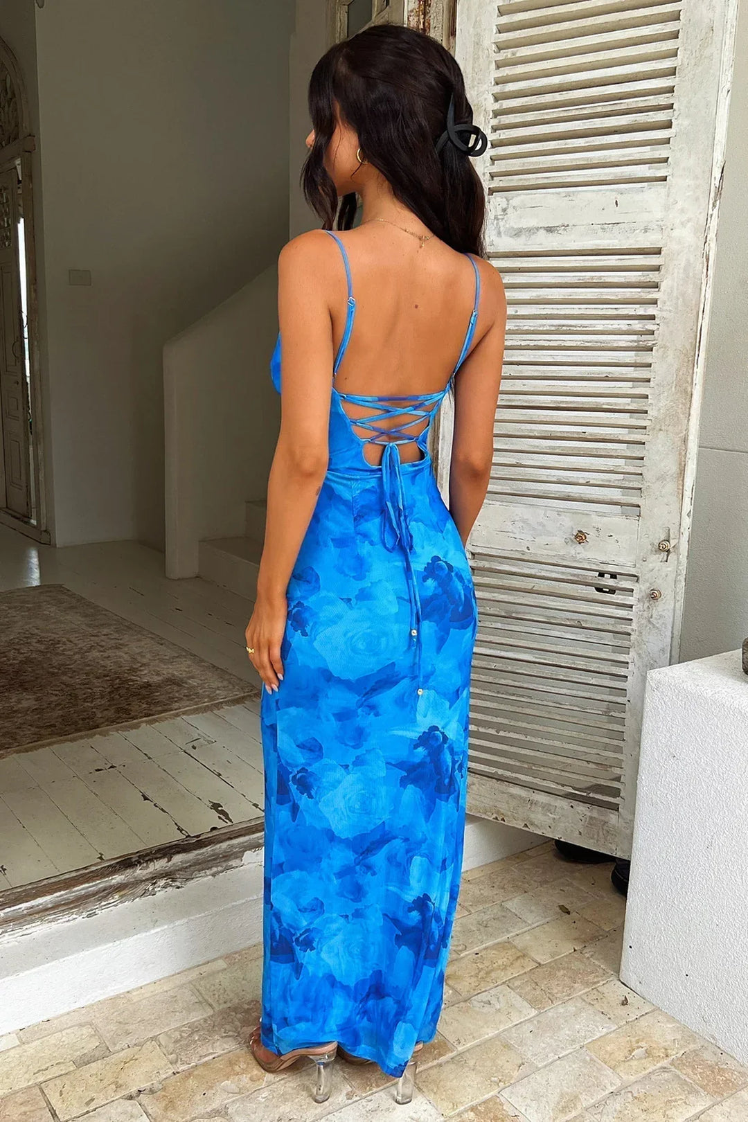 Leah | Vestido Longo Estampado