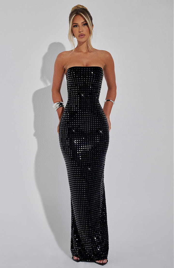 Aurelessa | Vestido Longo de Lantejoulas