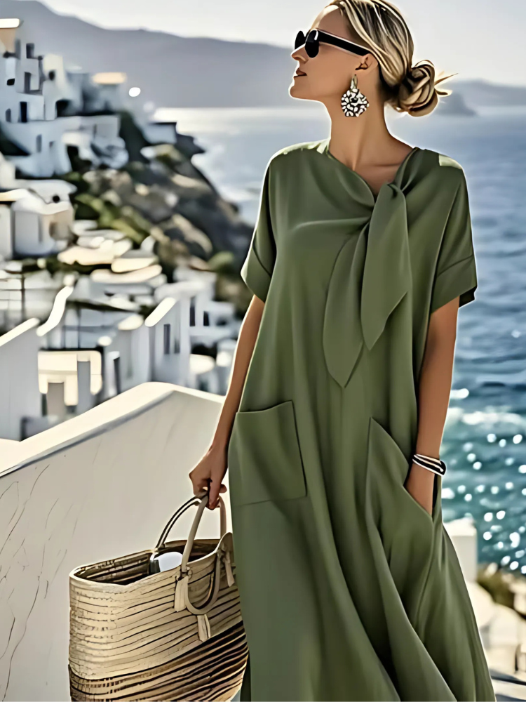 Ella | Vestido elegante com bolsos