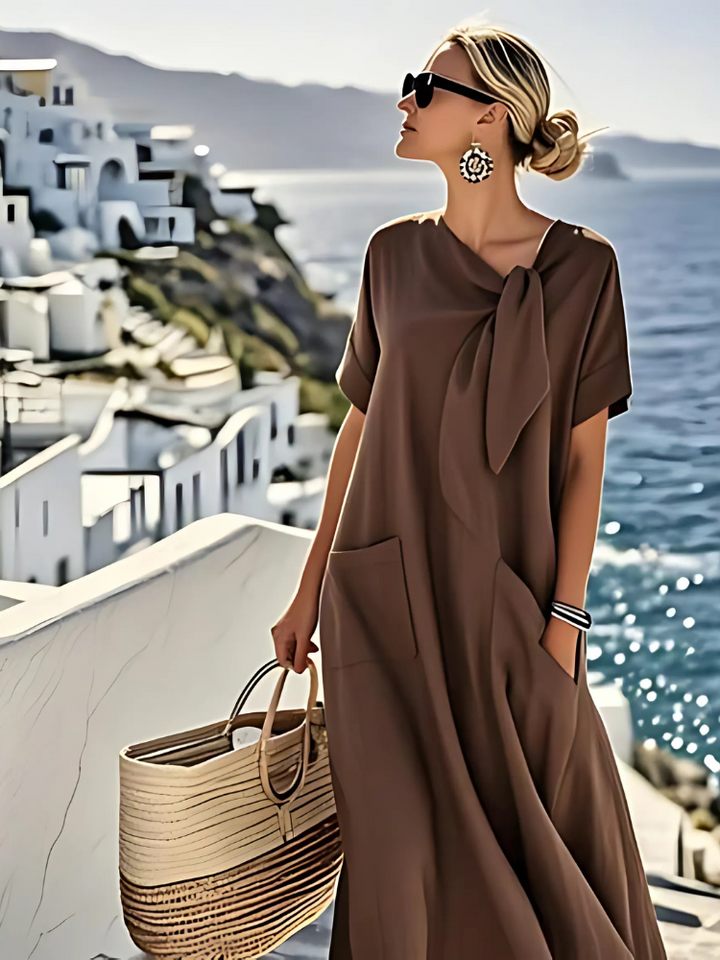 Ella | Vestido elegante com bolsos