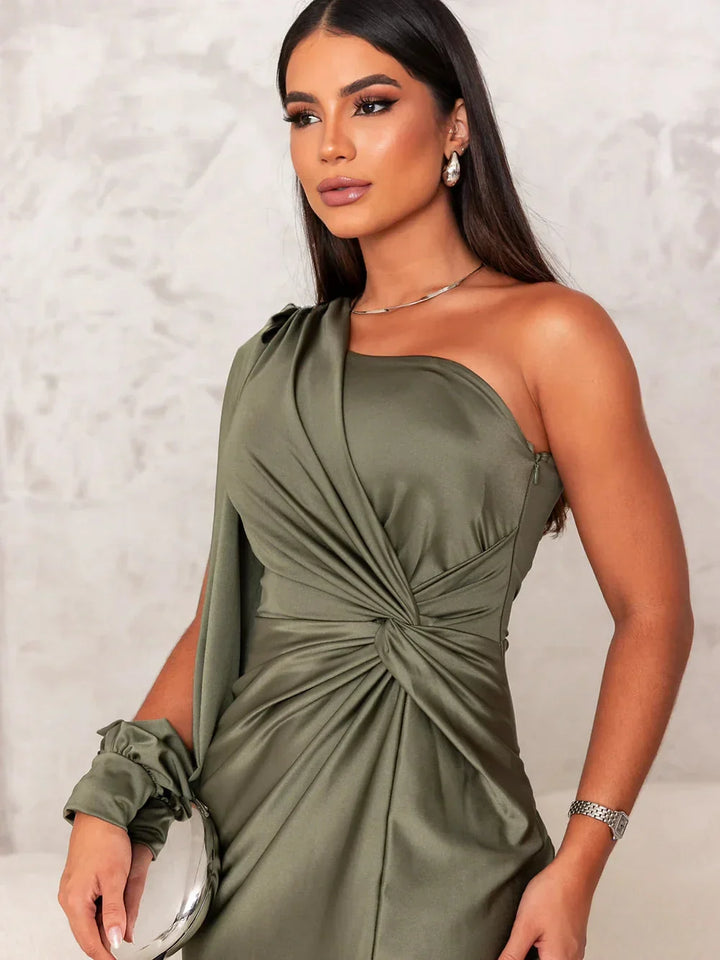 Évora | Vestido Longo de Cetim